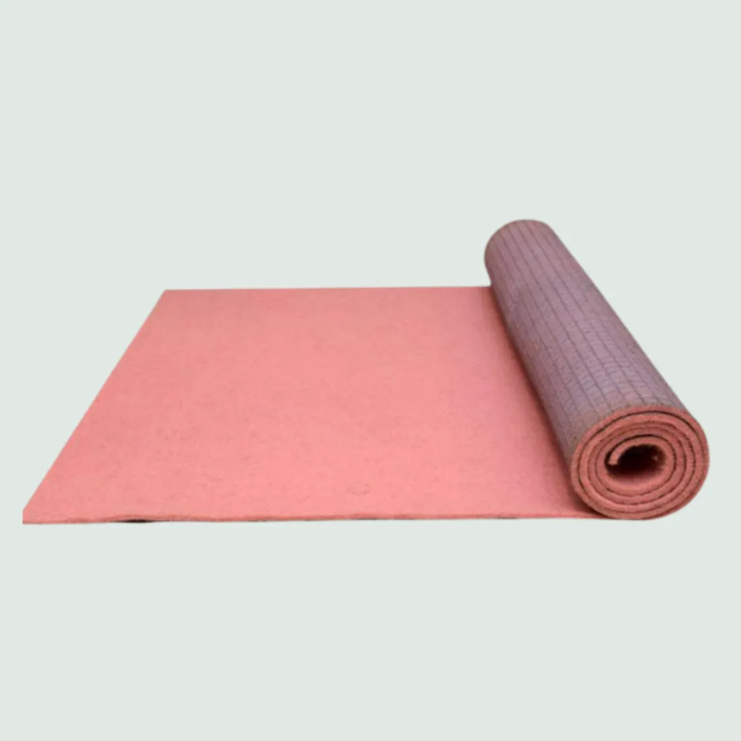 Yoga Mat with Latex Coating -  100 % Wool