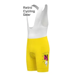 Z Yellow Retro Bib Cycling Shorts